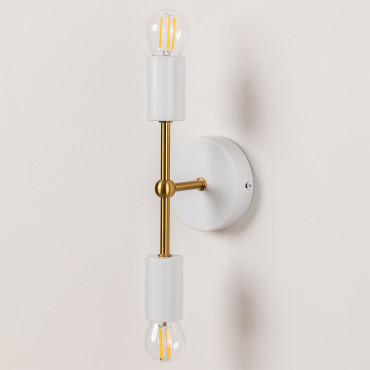 Olyar-wandlampe Aus Eisen Gelb Gold - Sklum