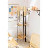 Stehlampe mit Regalen aus Bambus Loopa, Miniaturansicht 1