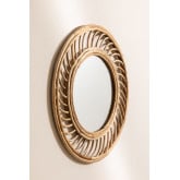 Runder Spiegel aus Bambus (Ø50 cm)  Bleah, Miniaturansicht 2