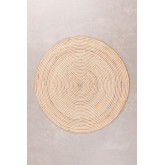 Runder Teppich aus Naturjute (Ø120) Crok, Miniaturansicht 1