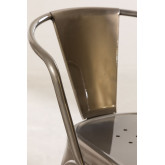 Stapelbarer Stuhl mit Armlehnen LIX gebürstet, Miniaturansicht 5
