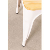 Stapelbarer Stuhl mit Holz LIX Matt, Miniaturansicht 5