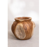 Vase aus Holz Meg, Miniaturansicht 3