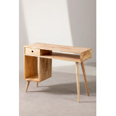 Schreibtisch aus Holz Arlan, Miniaturansicht 4