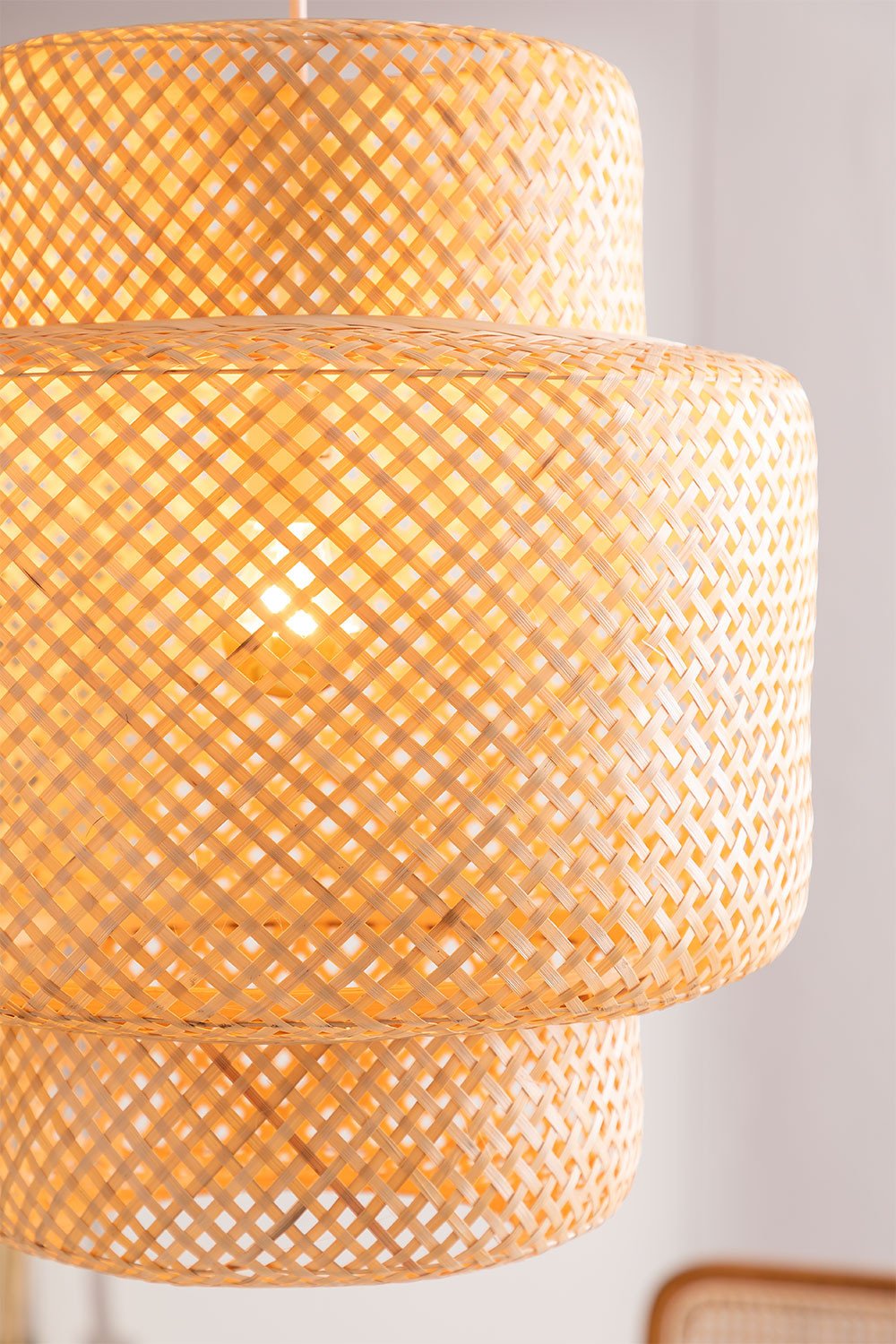 Deckenlampe aus Bambus (Ø45 cm) Lexie - SKLUM