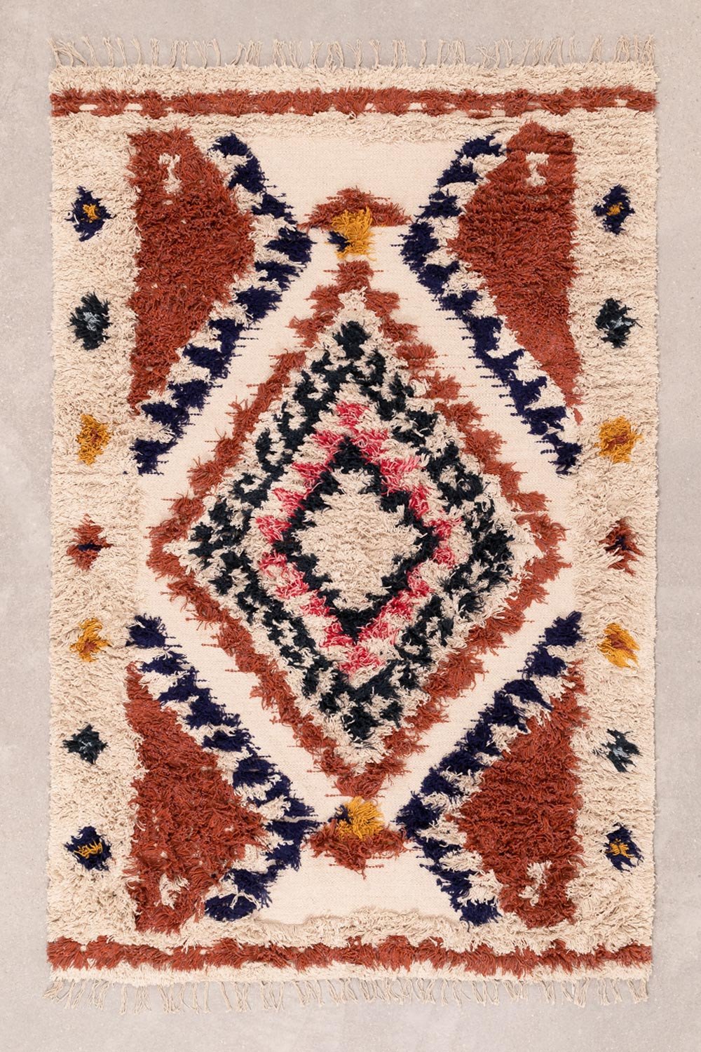 Teppich aus Baumwolle und Wolle (185x120 cm) Manit, Galeriebild 1
