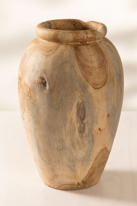 Vase aus Holz Jayat
