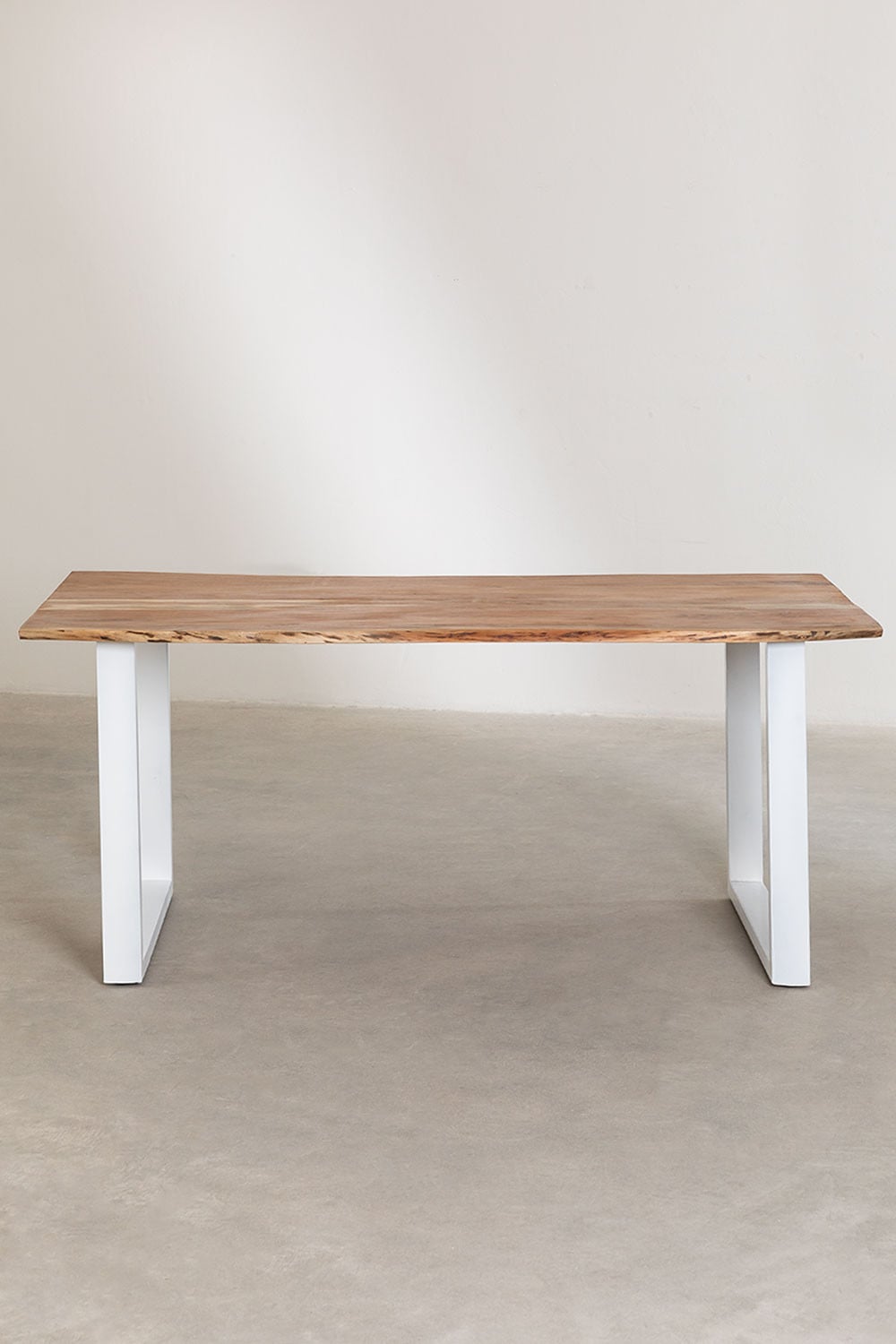 Rechteckiger Esstisch aus recyceltem Holz (180 x 100 cm) im Sami-Stil  , Galeriebild 3