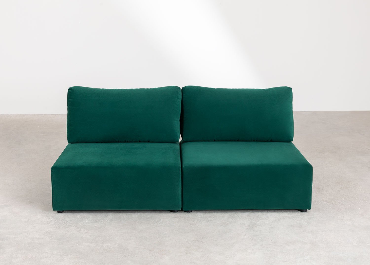 modulares Sofa aus Samt