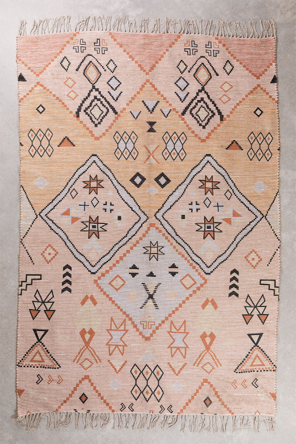 Teppich aus Jute und Stoff (274x172 cm) Nuada, Galeriebild 1