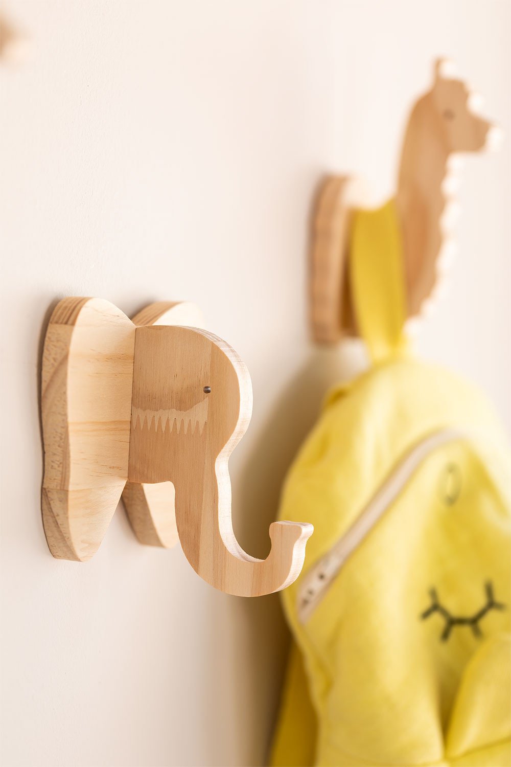 Wandgarderobe aus Holz Pypa Kids, Galeriebild 1