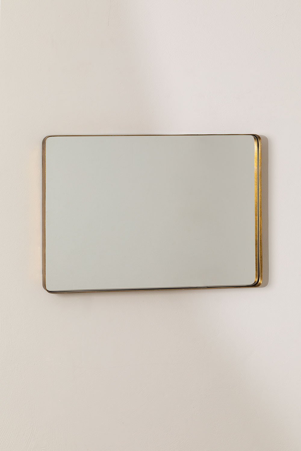 Rechteckiger Wandspiegel aus Metall Meritt SKLUM