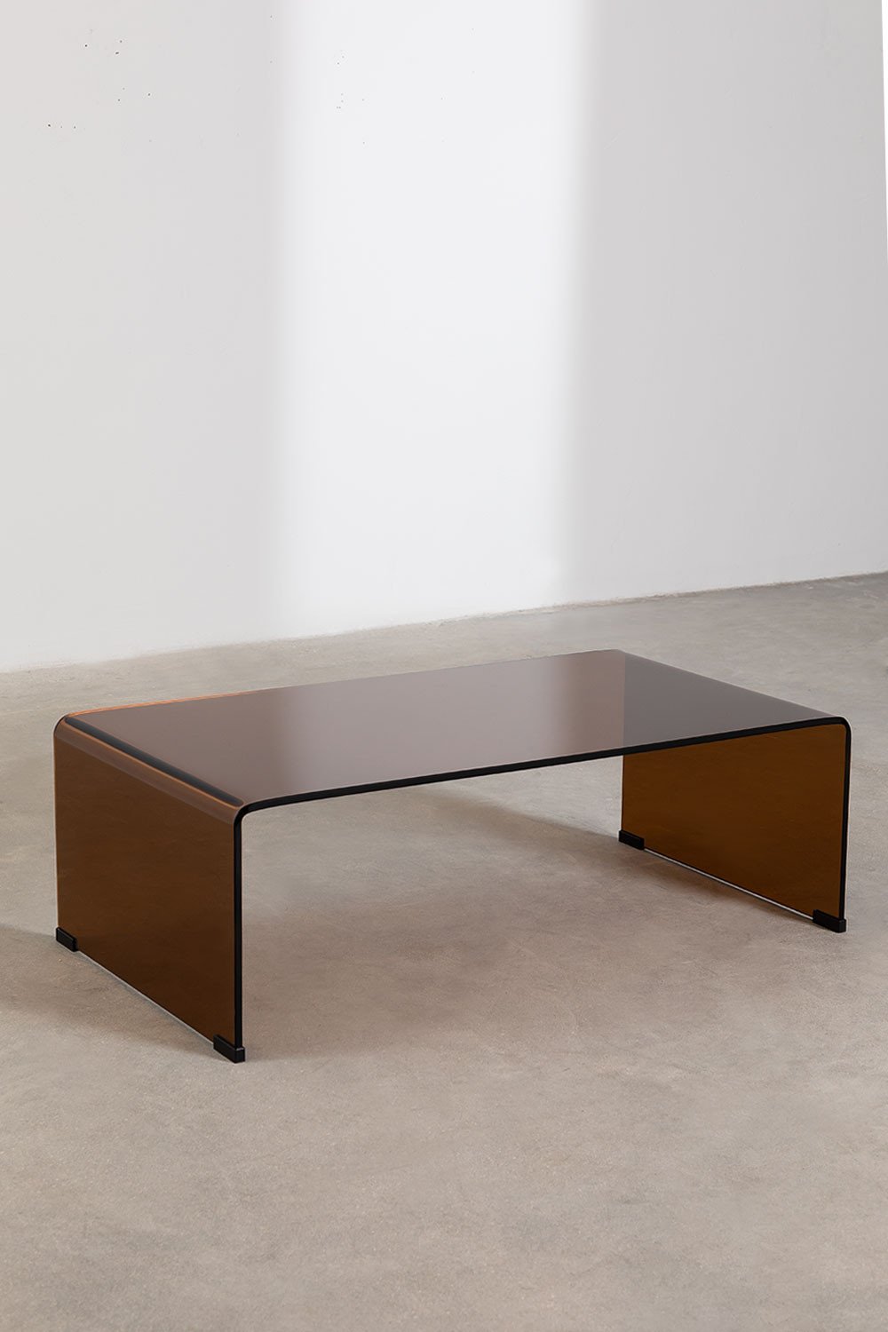 Couchtisch aus klarem Glas (110x55 cm) Crhis, Galeriebild 3