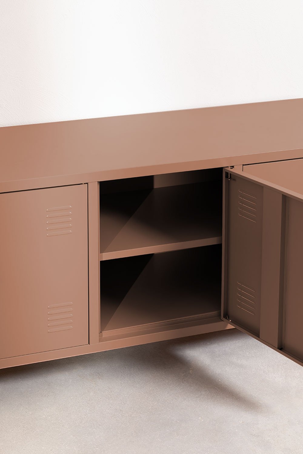 Pohpli TV-Schrank mit Spind aus Stahl - SKLUM