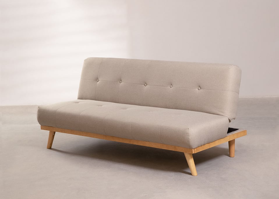 Verstellbares 3-Sitzer Sofa aus Leinen Juhli