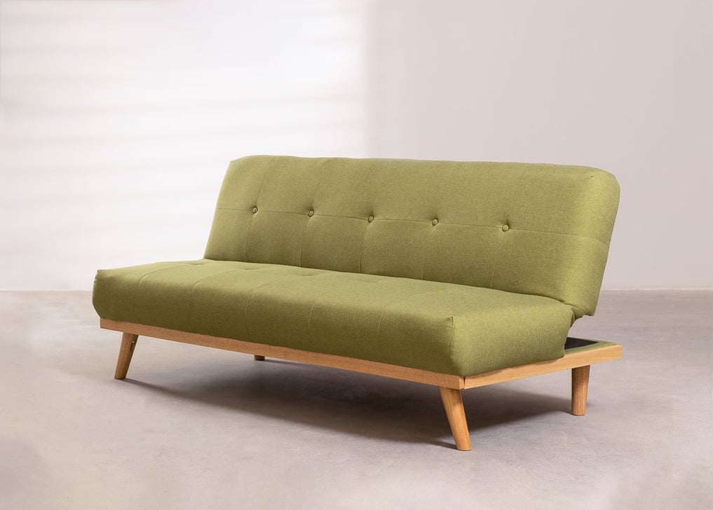 Verstellbares 3-Sitzer Sofa aus Leinen Juhli, Galeriebild 1