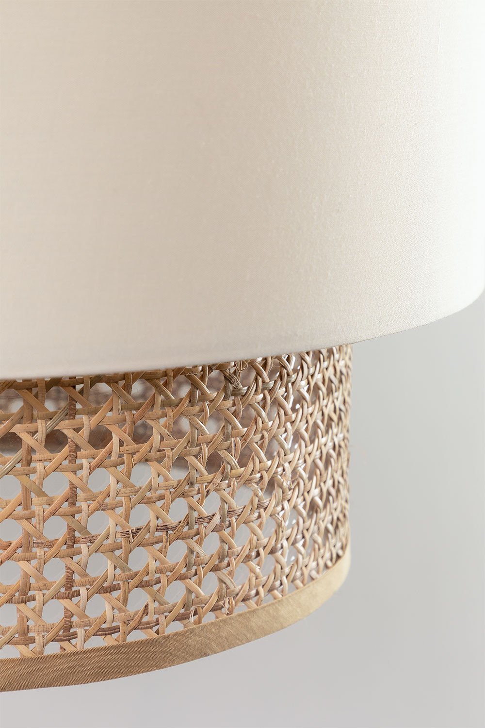 Satu Rattan-Deckenleuchte, Galeriebild 6