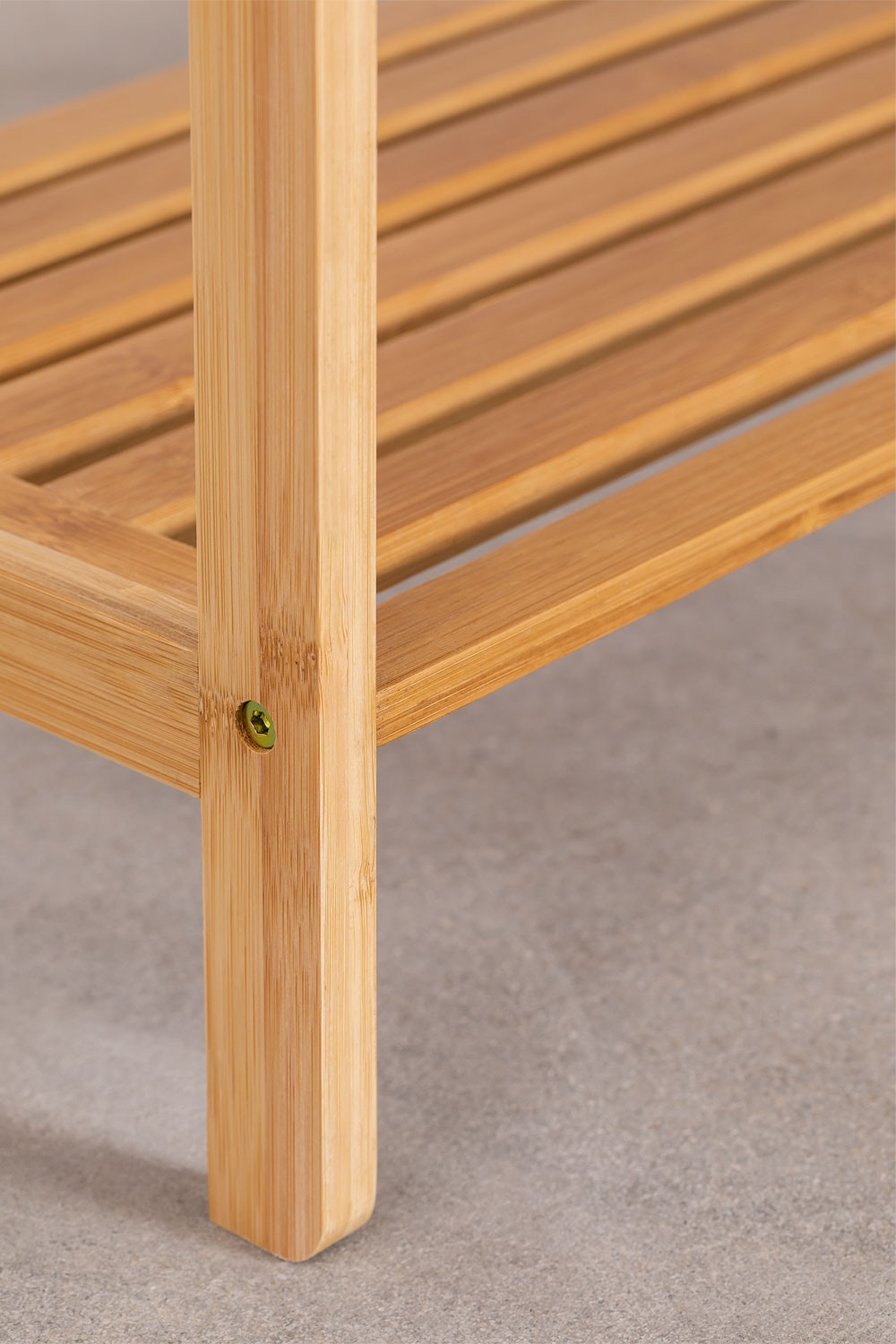 Kiplant Schuhregal Aus Bambus - Stapelbar 2 Etagen 68,6cm Für 6-9 Paar Schuhe