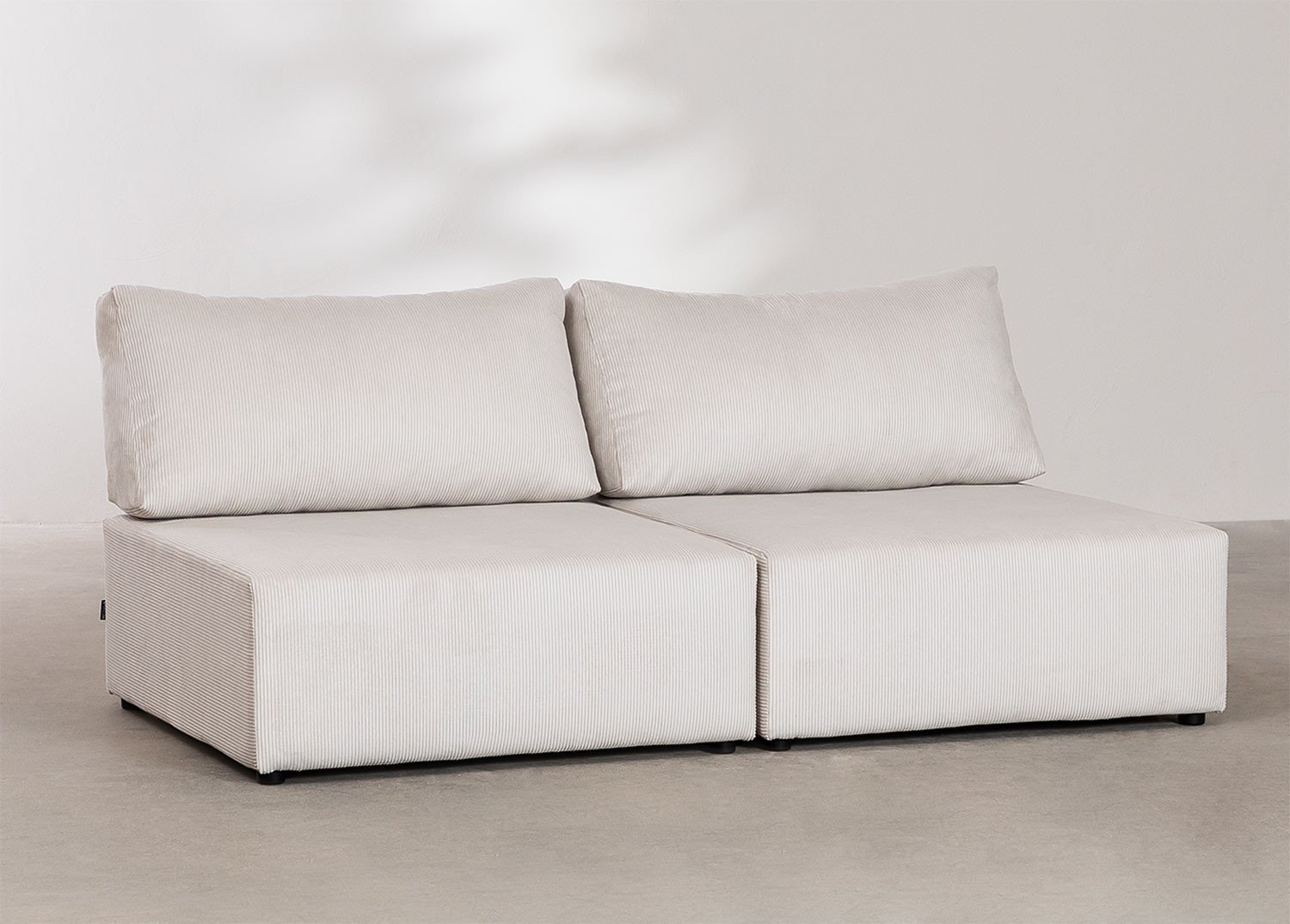 2-teiliges modulares Sofa aus Kord Kata , Galeriebild 1