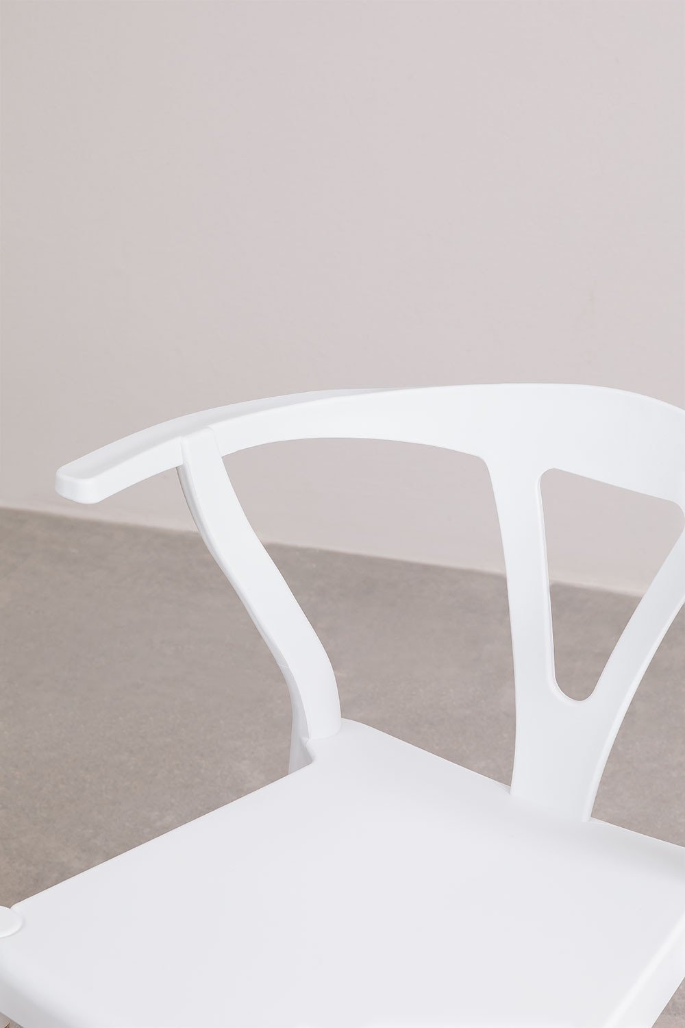 Gartenstuhl aus Polyethylen und Holz Uish, Galeriebild 5