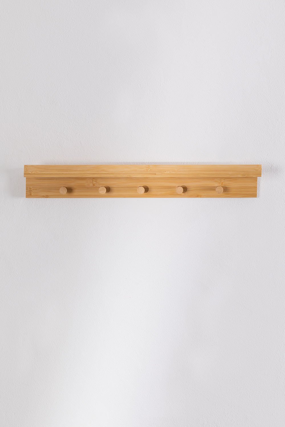 Wandgarderobe aus Bambus mit Ablage Dareija , Galeriebild 2