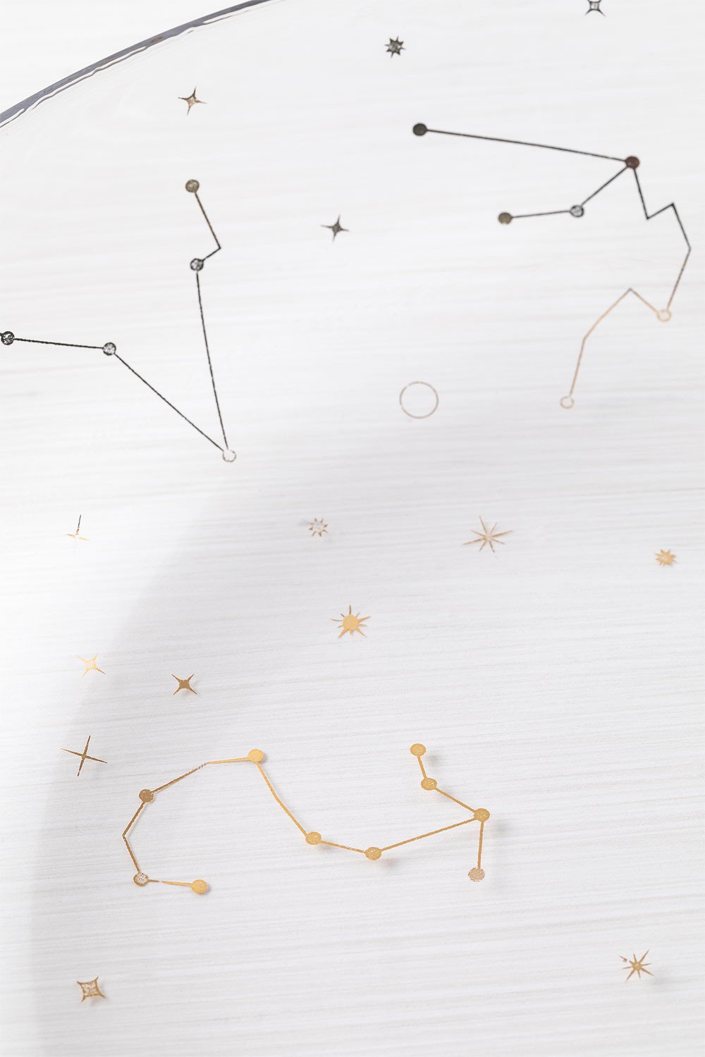 Pack mit 4 flachen Tellern aus Glas Lyra, Galeriebild 4