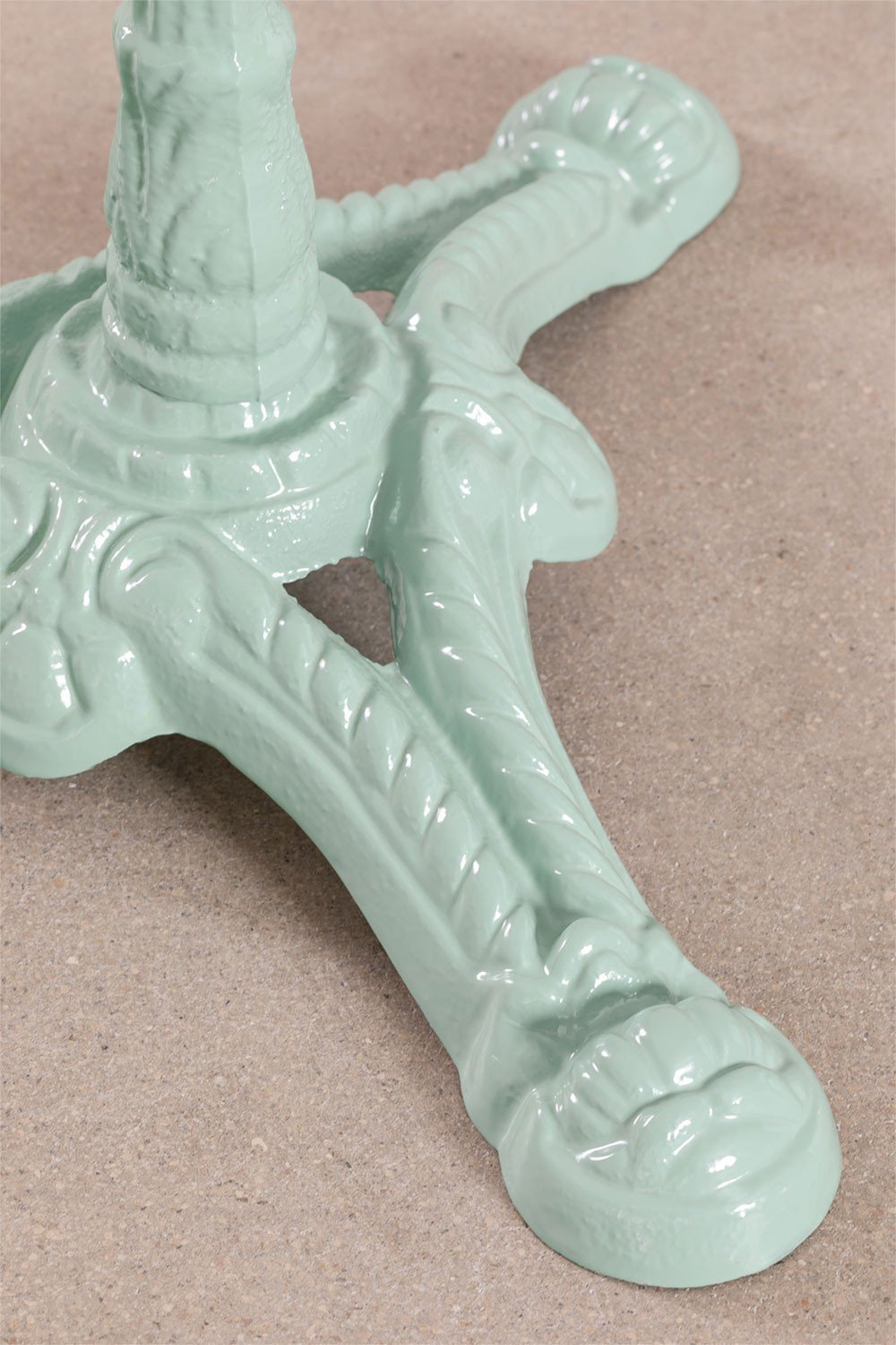 Runder Bartisch aus Marmor Moka, Galeriebild 4