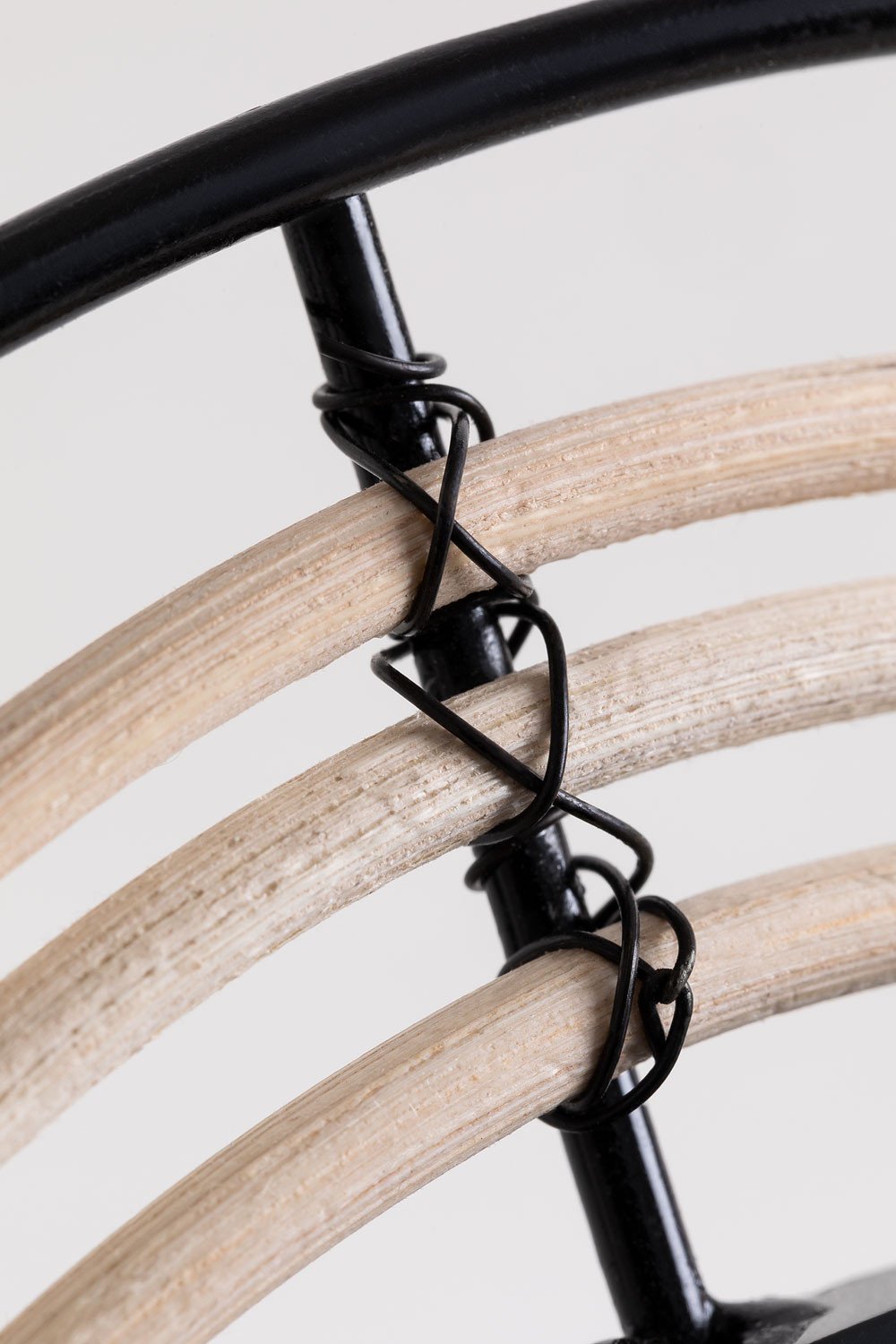 Bilderrahmen aus Metall und Rattan Mesta, Galeriebild 3