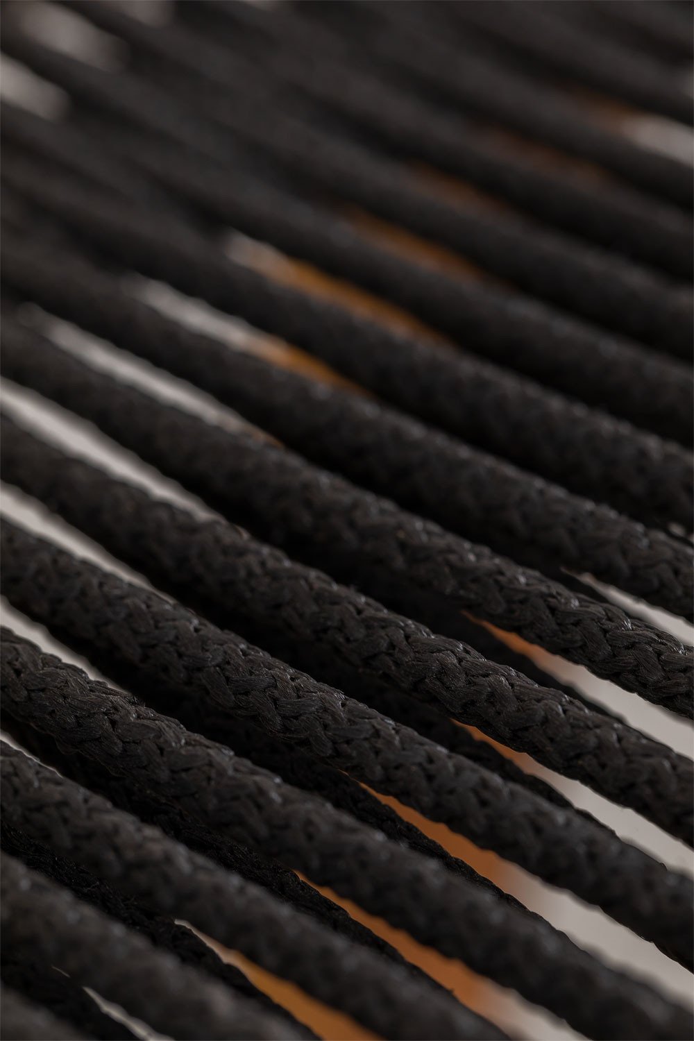 Hoher Hocker 65 cm aus Akazienholz und geflochtenem Seil Tenay , Galeriebild 6