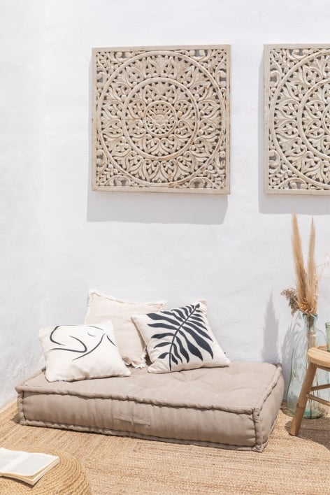 Doppelkissen für modulares Sofa aus Baumwolle Dhel