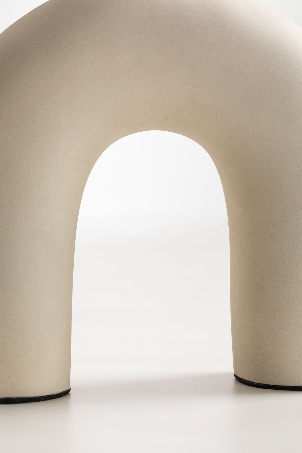 Keramik-Tischlampe mit Galva-Glaskugel, Galeriebild 5