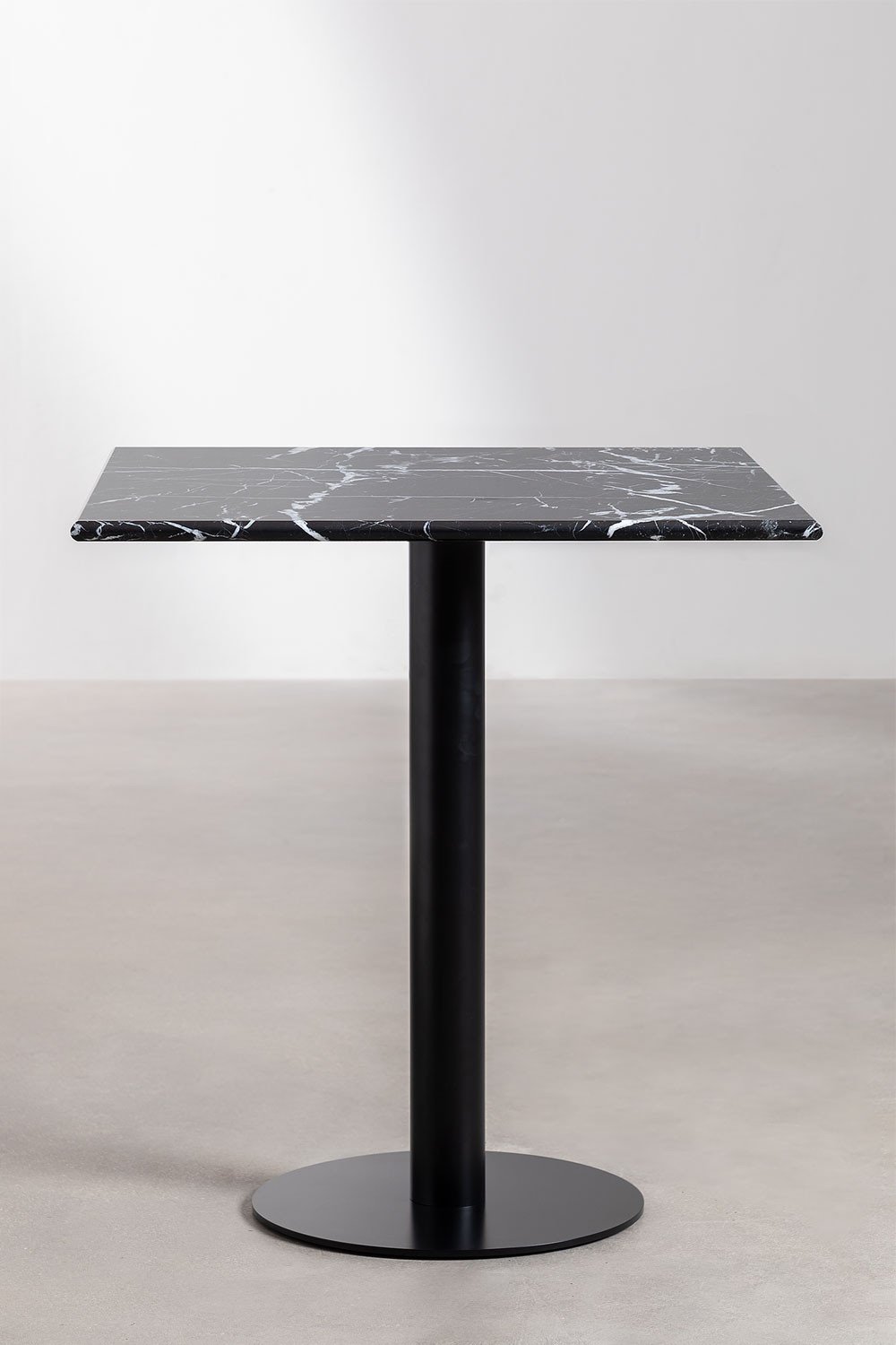 Quadratischer Bar-Tisch aus Rocher-Marmor, Galeriebild 2