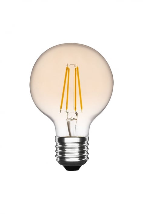 Dimmbare Vintage LED Glühbirne E27 getönt Glob