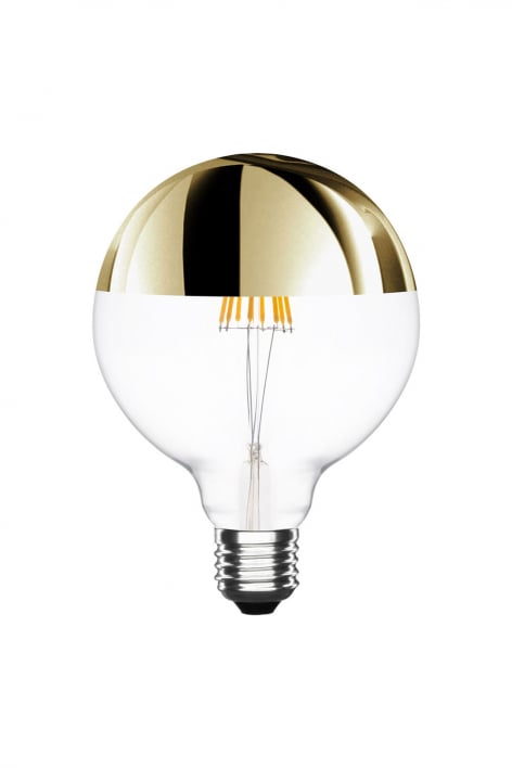 Dimmbare und reflektierende Vintage LED-Birne E27 Spher