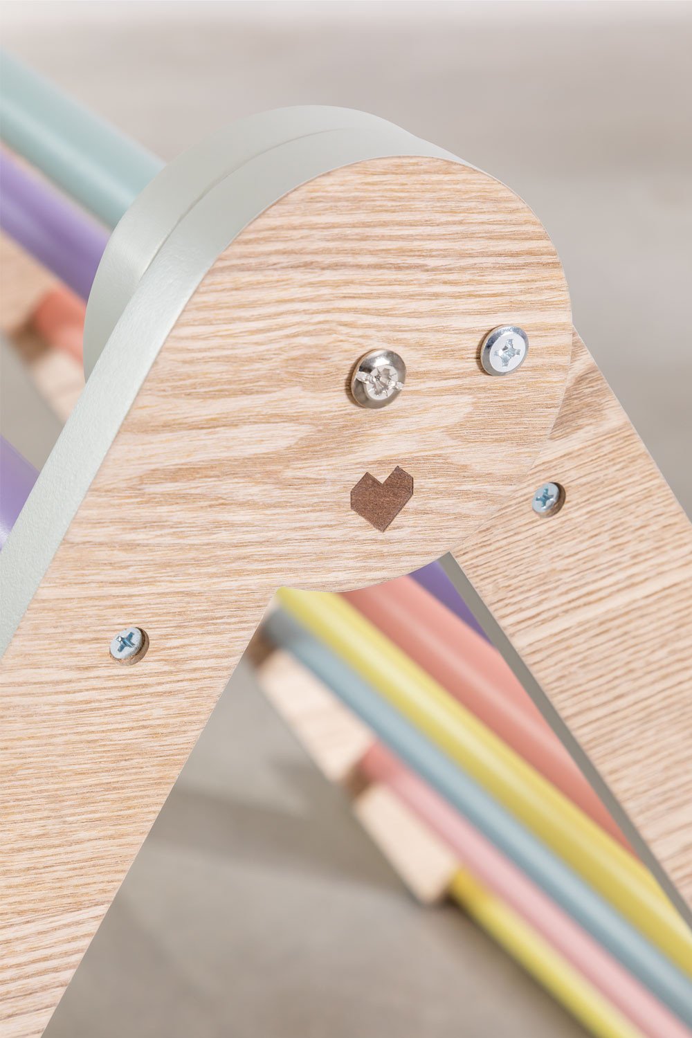 Lern-Dreieck aus Holz Pyqer Colors Kids, Galeriebild 5