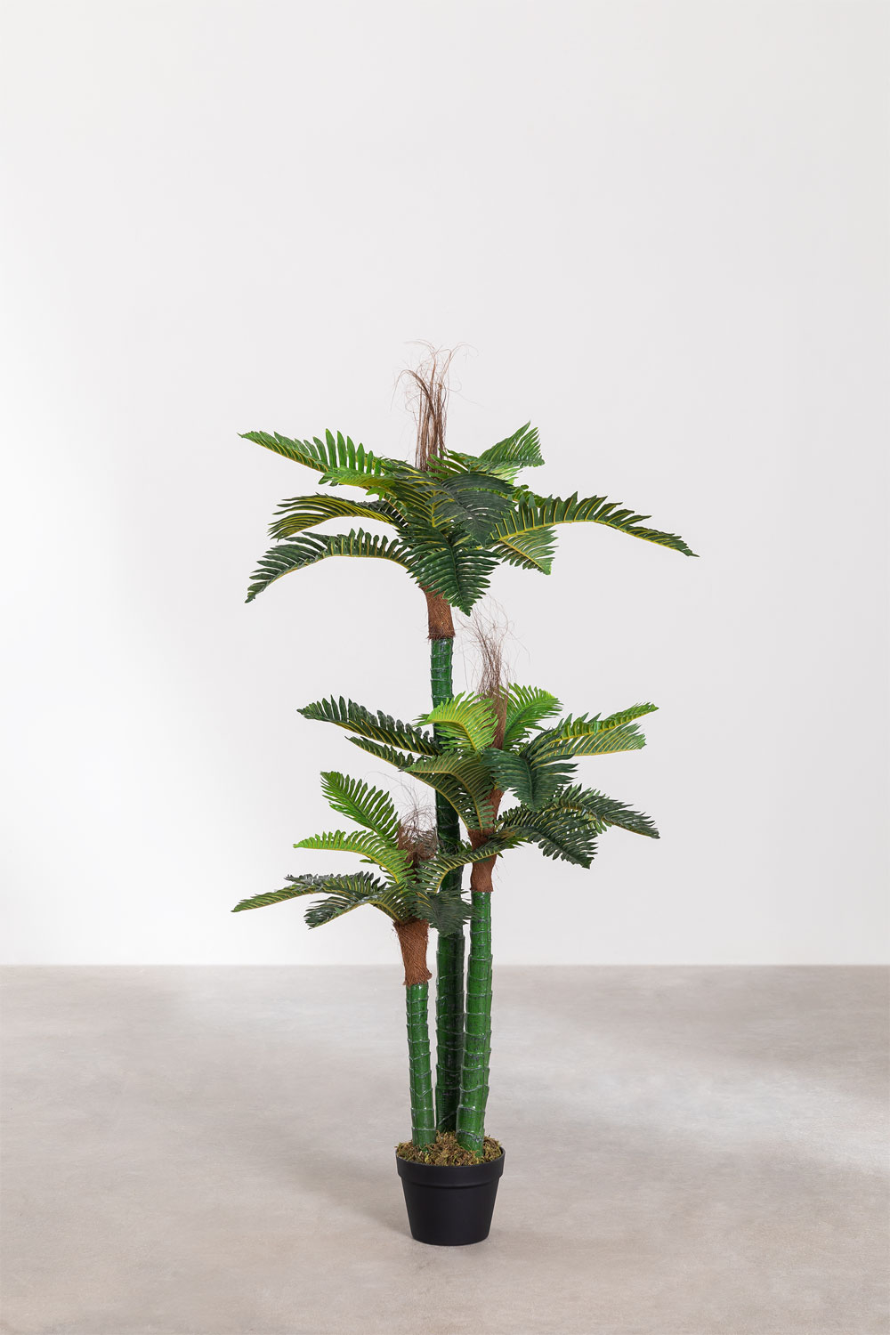 Dekorative Kunstpflanze Palme 140 cm SKLUM