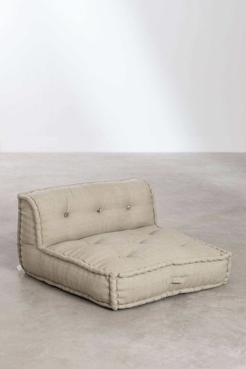 Mittelelement für modulares Sofa aus Baumwolle Dhel, Galeriebild 1
