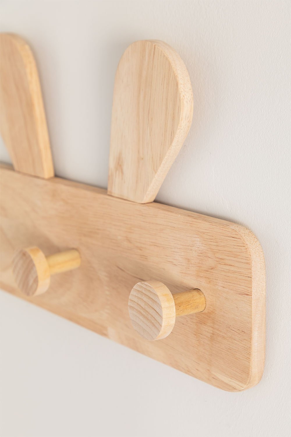 Wandgarderobe aus Holz Buny Style Kids, Galeriebild 4