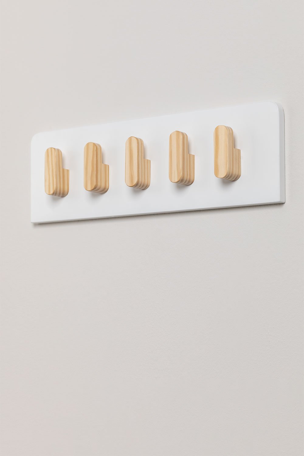 Wandgarderobe aus MDF und Kiefernholz Tom Kids, Galeriebild 3