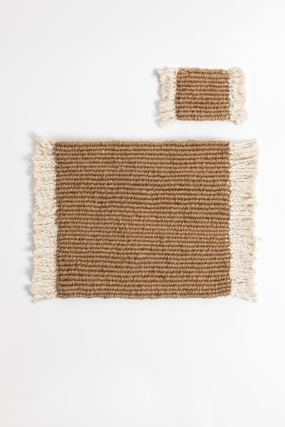 Tischset aus Jute und Baumwolle Iraya, Galeriebild 6