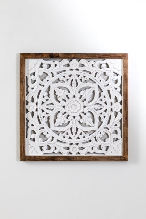 Dekoratives Paneel aus Holz (64x66 cm) Narmadas