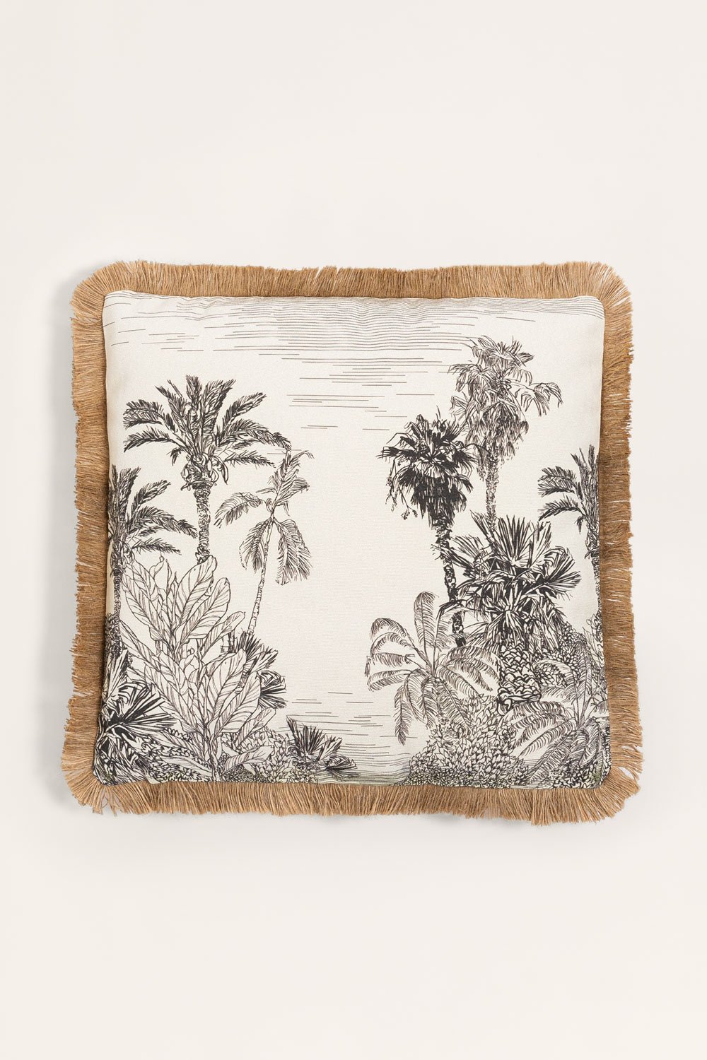 Quadratisches Kissen (45x45 cm) Diwas Style, Galeriebild 1