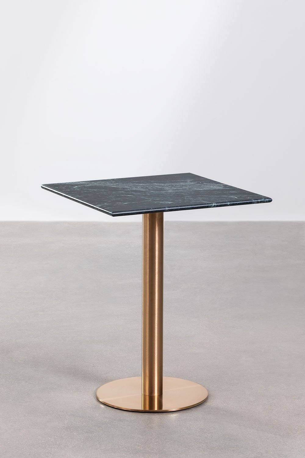 Quadratischer Bartisch aus Cosmopolitan Marmor, Galeriebild 1