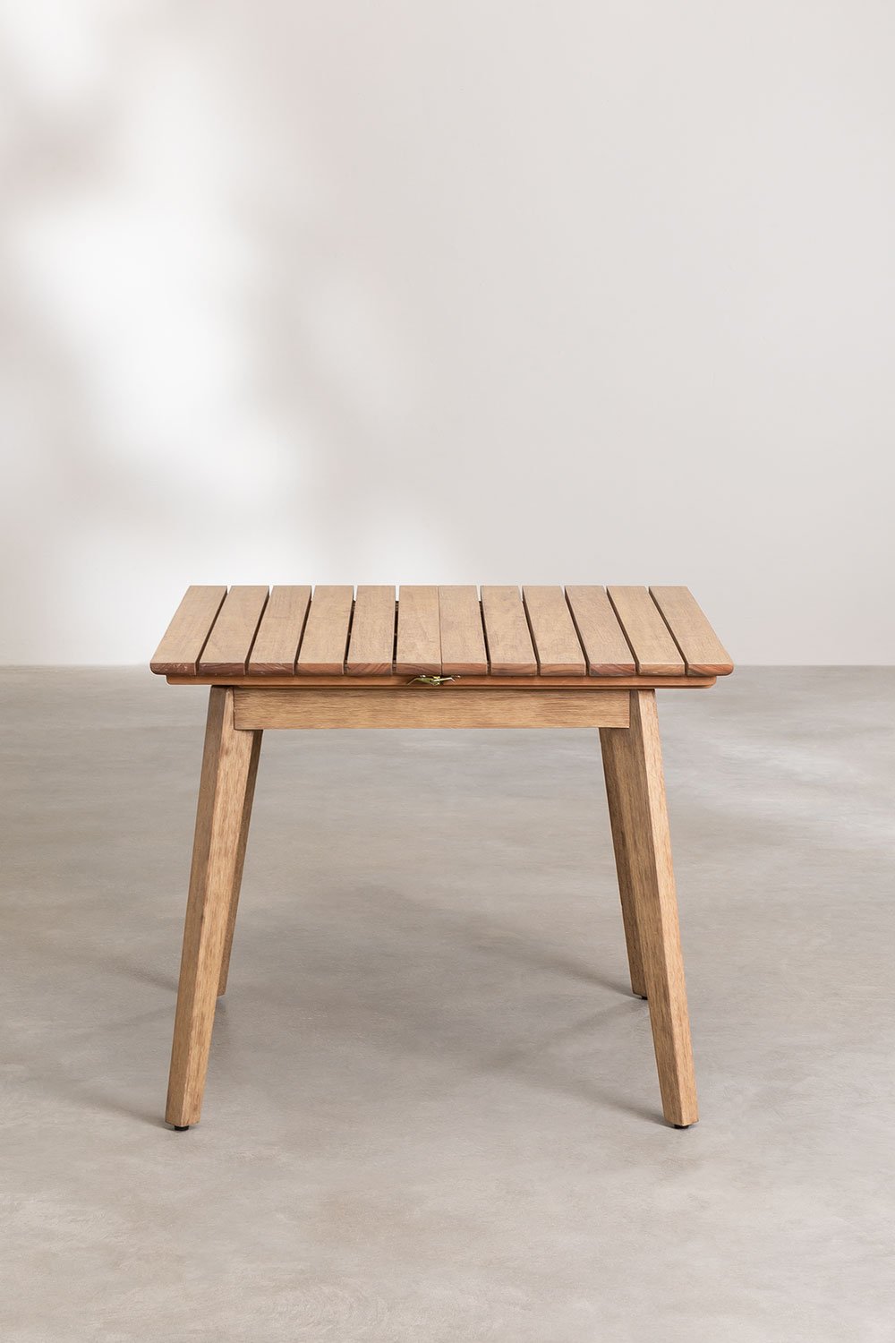 Ausziehbarer rechteckiger Esstisch aus Holz (90-150x90 cm) Naele, Galeriebild 4