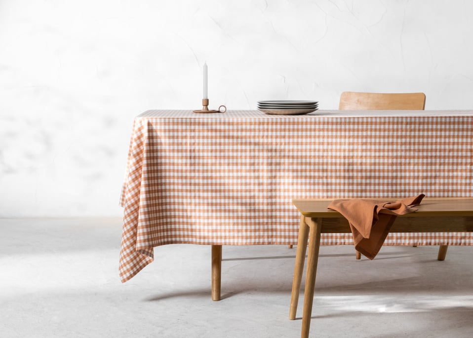 Tischdecke aus Baumwolle (240x140 cm) Elixe   