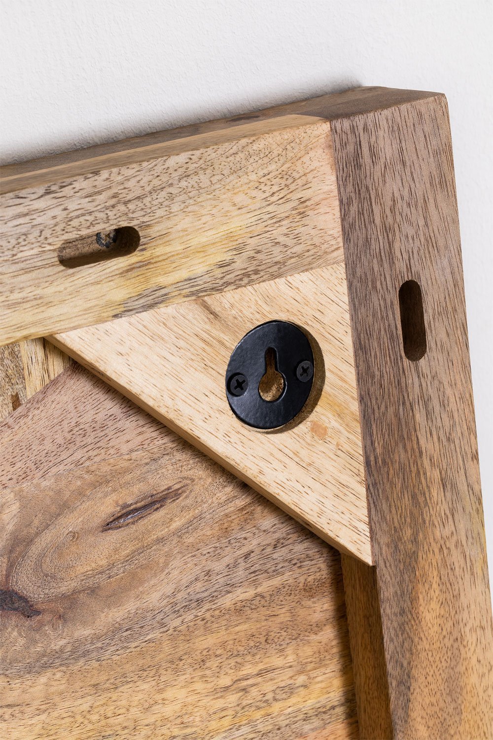 Kopfteil für 150 cm breites Bett im Baty Design aus Mangoholz   , Galeriebild 7