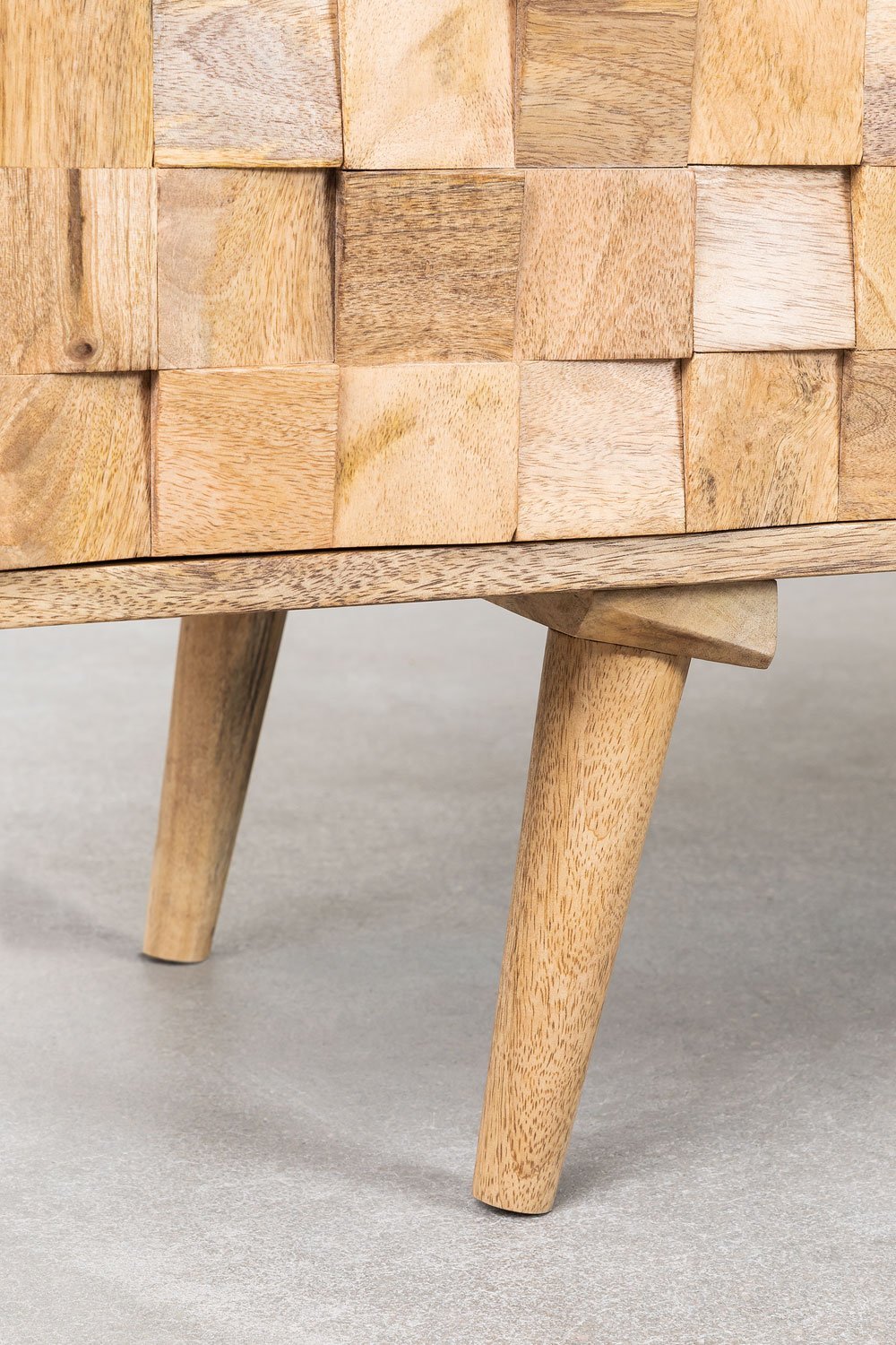 Jaralson TV-Möbel 200x40 cm aus Mangoholz, Galeriebild 6