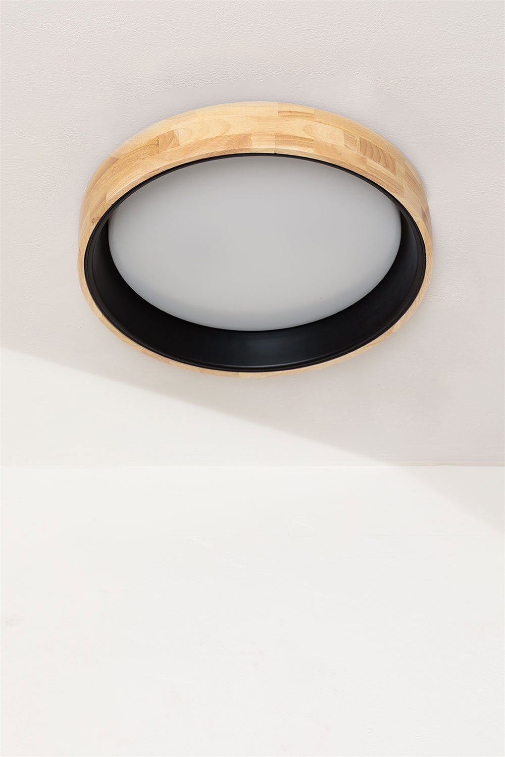 LED Deckenleuchte aus Holz und Stahl Balto , Galeriebild 1