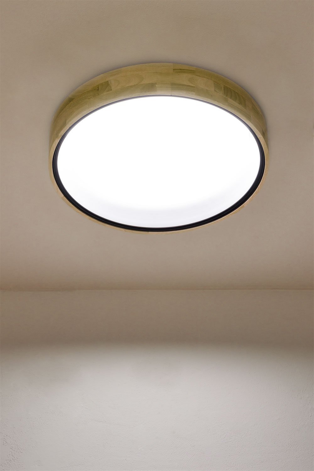 LED Deckenleuchte aus Holz und Stahl Balto , Galeriebild 2