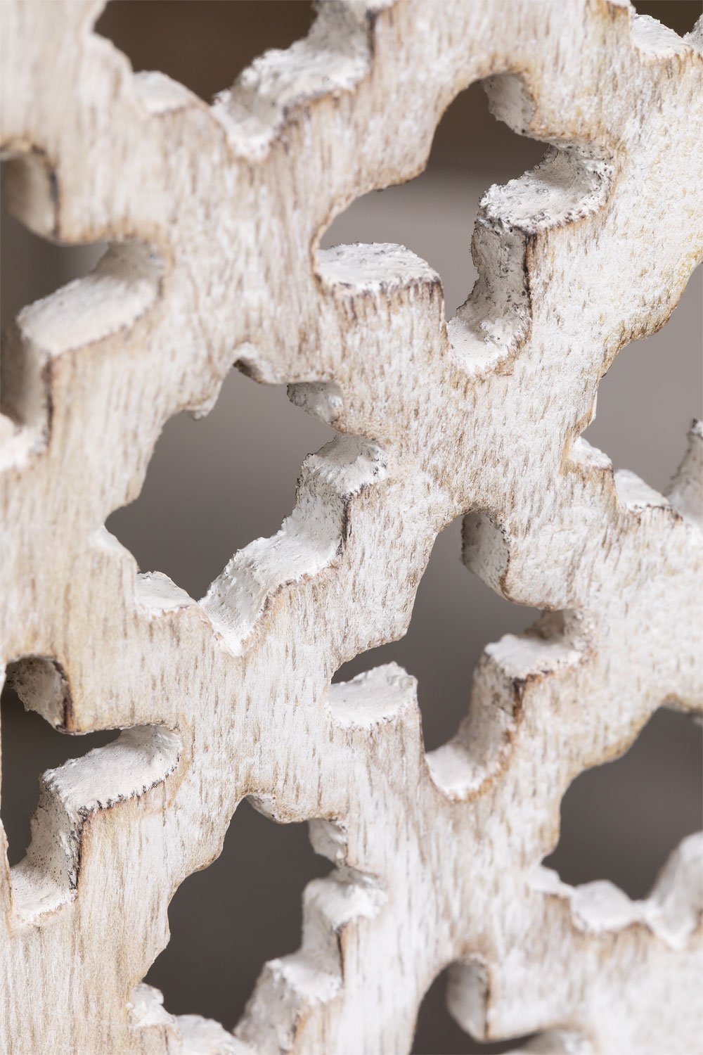 Klappbarer runder Beistelltisch Ø55 cm aus Kasira-Mangoholz, Galeriebild 6